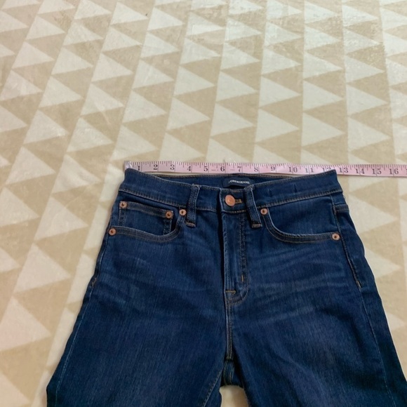 J crew high rise toothpick jeans dark point lake - Picture 6 of 7